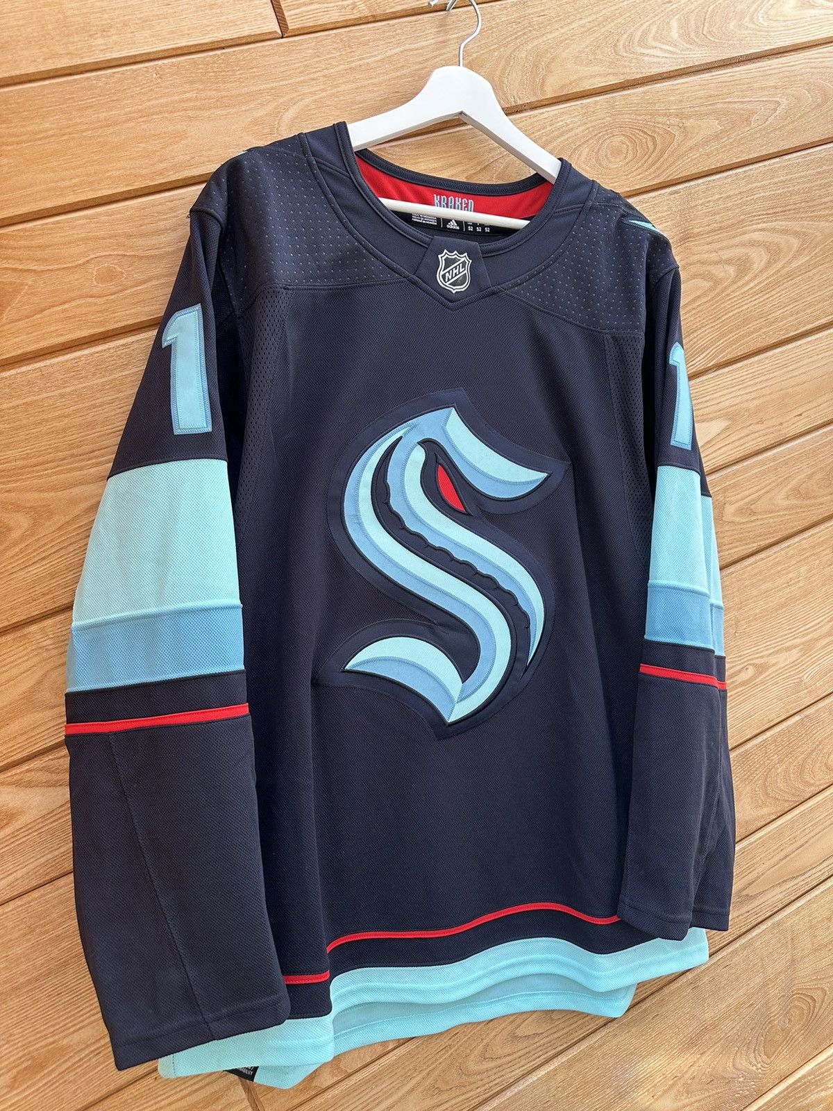 NHL Jersey Adidas NHL Kraken BOOKTOK 1 Size US L / EU 52-54 / 3 - 6 Thumbnail