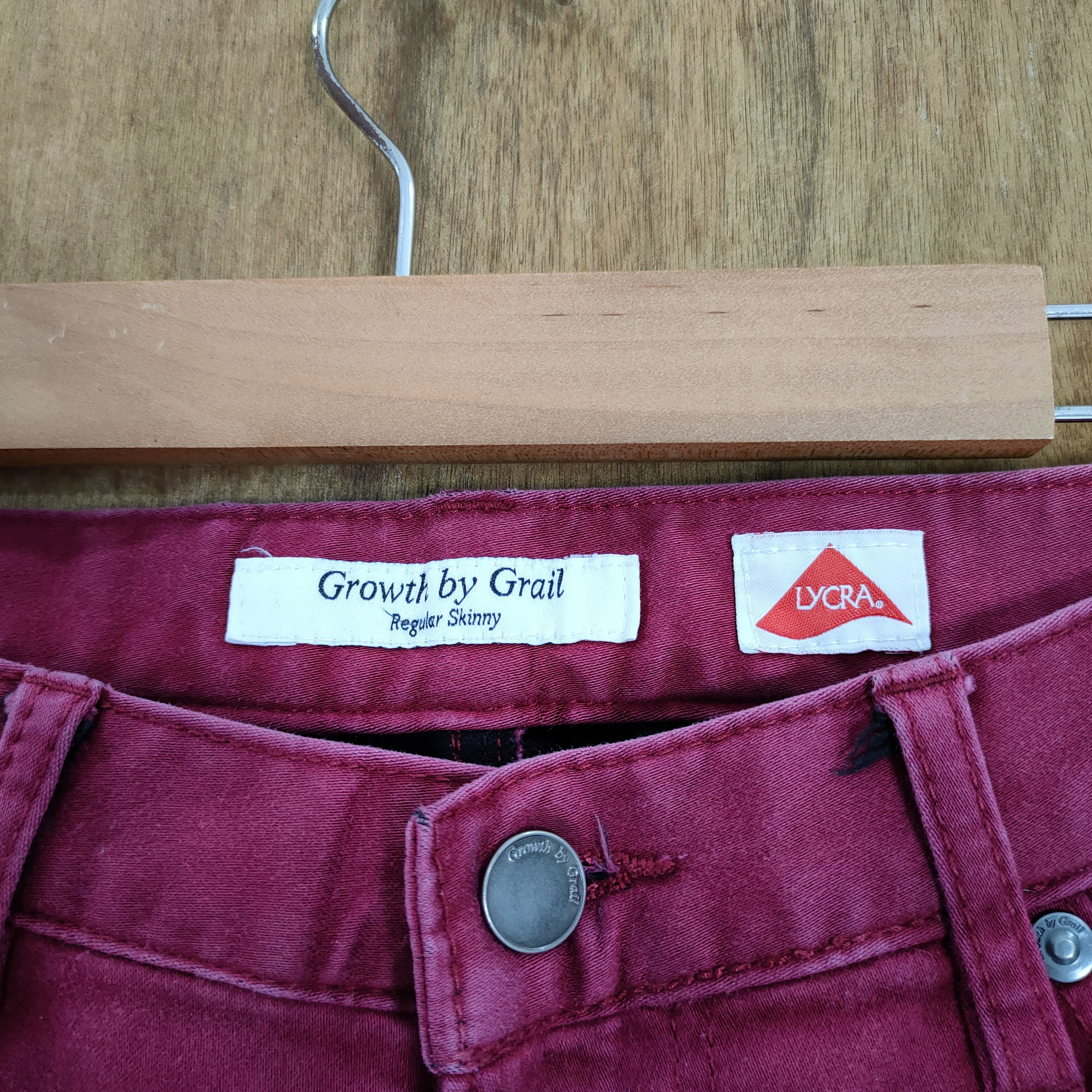 Grailed GROWTH BY GRAIL MAROON SKINNY PANTS Size US 28 / EU 44 - 4 Thumbnail