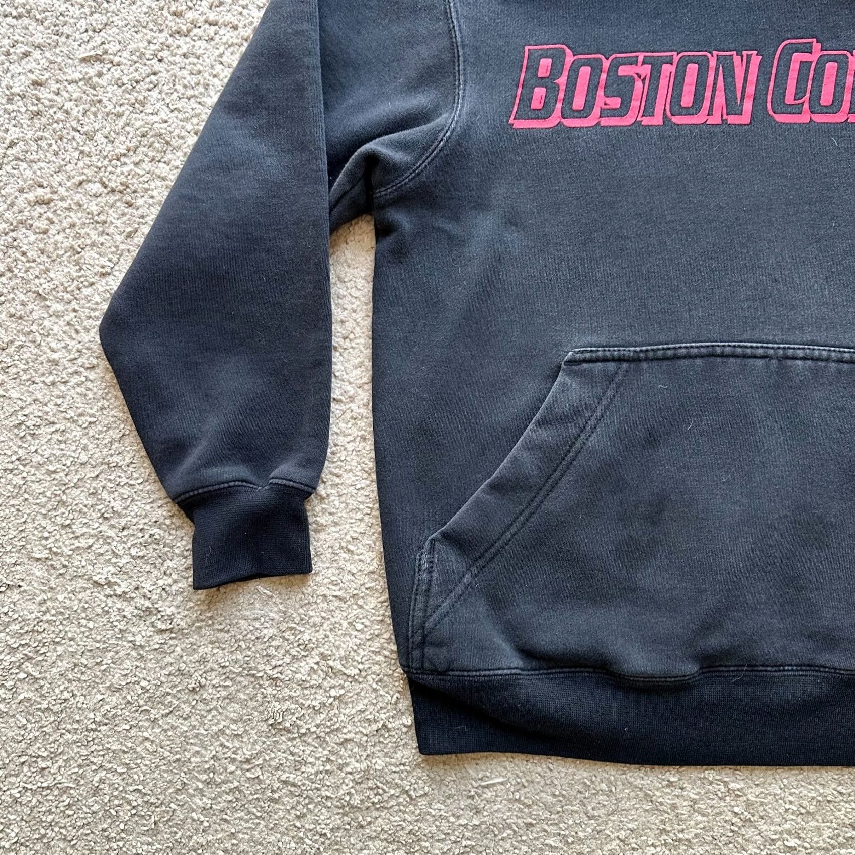 Vintage Champs Boston College Sweatshirt Womens Small Hoodie Pullover Black College Size S / US 4 / IT 40 - 5 Thumbnail