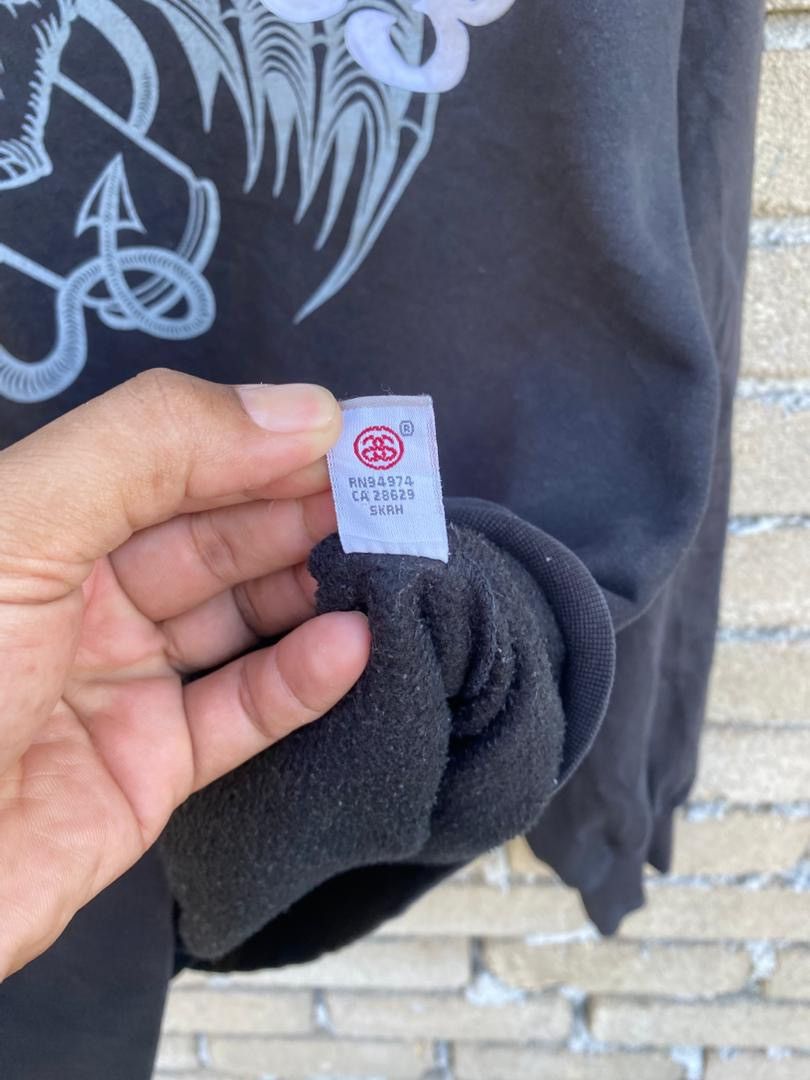 Stussy Stussy Rare Design Big Logo Crewneck Sweatshirt Size US L / EU 52-54 / 3 - 11 Thumbnail
