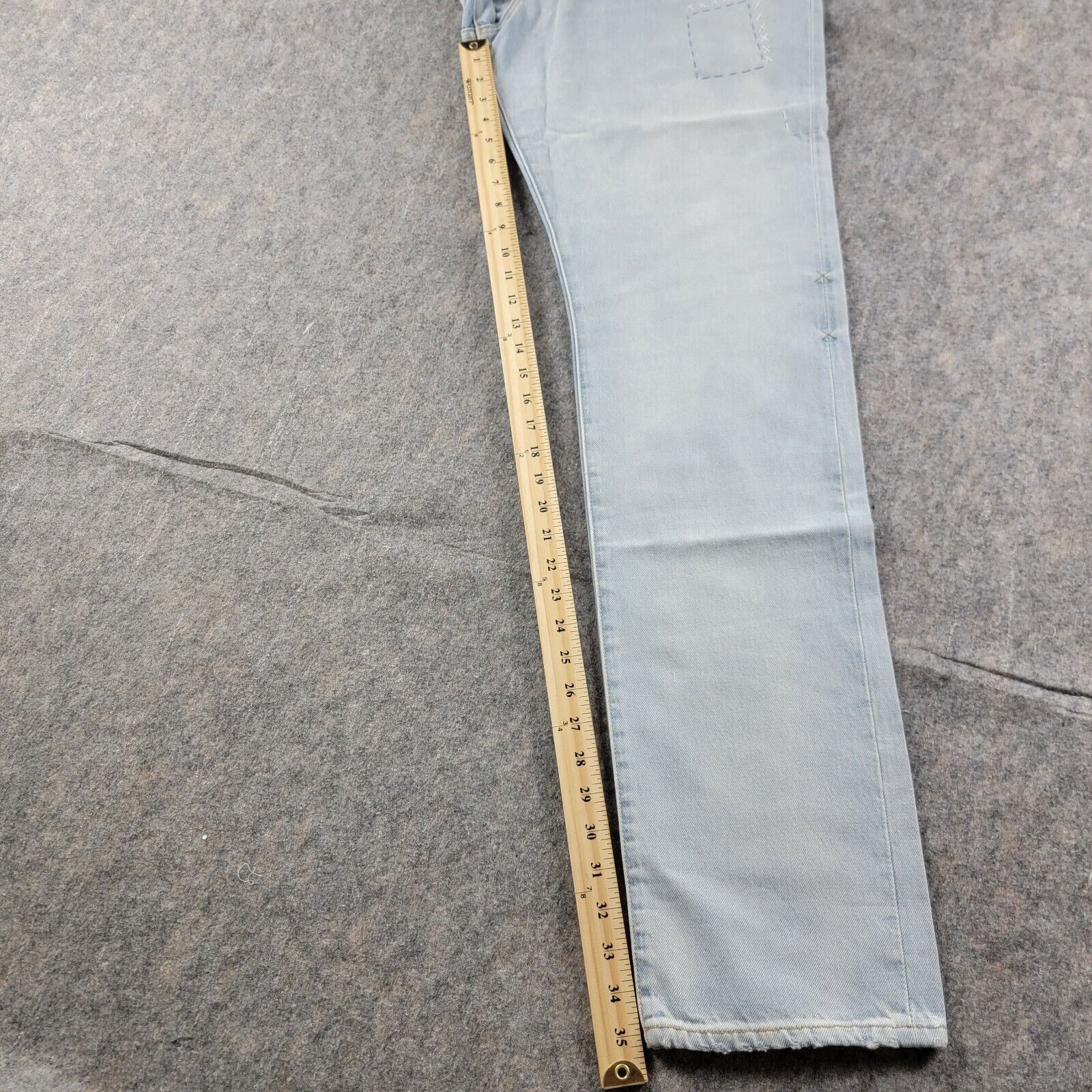 Todd Snyder Todd Snyder Slim Fit Upcycle Patched Selvedge Jeans Size US 36 / EU 52 - 9 Thumbnail