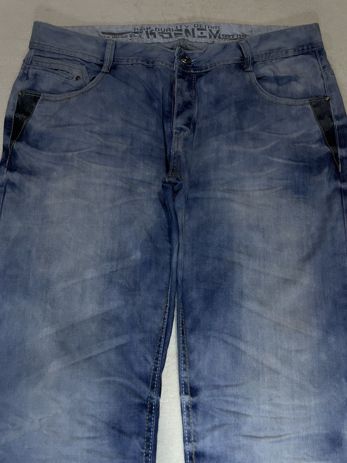 Japanese Brand Vintage TK Denim Acidwash Faded Jeans Size US 39 - 2 Thumbnail