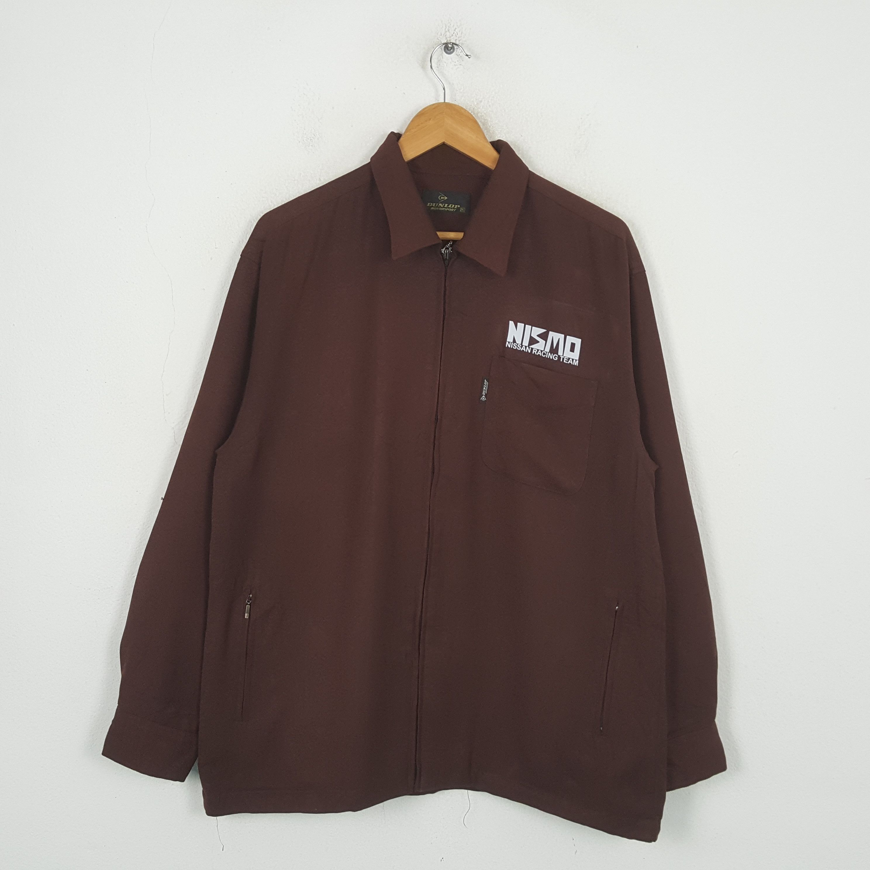 Nissan Vintage Dunlop Nismo Nissan Racing Team Custom Jacket RR30 Size US L / EU 52-54 / 3 - 3 Thumbnail
