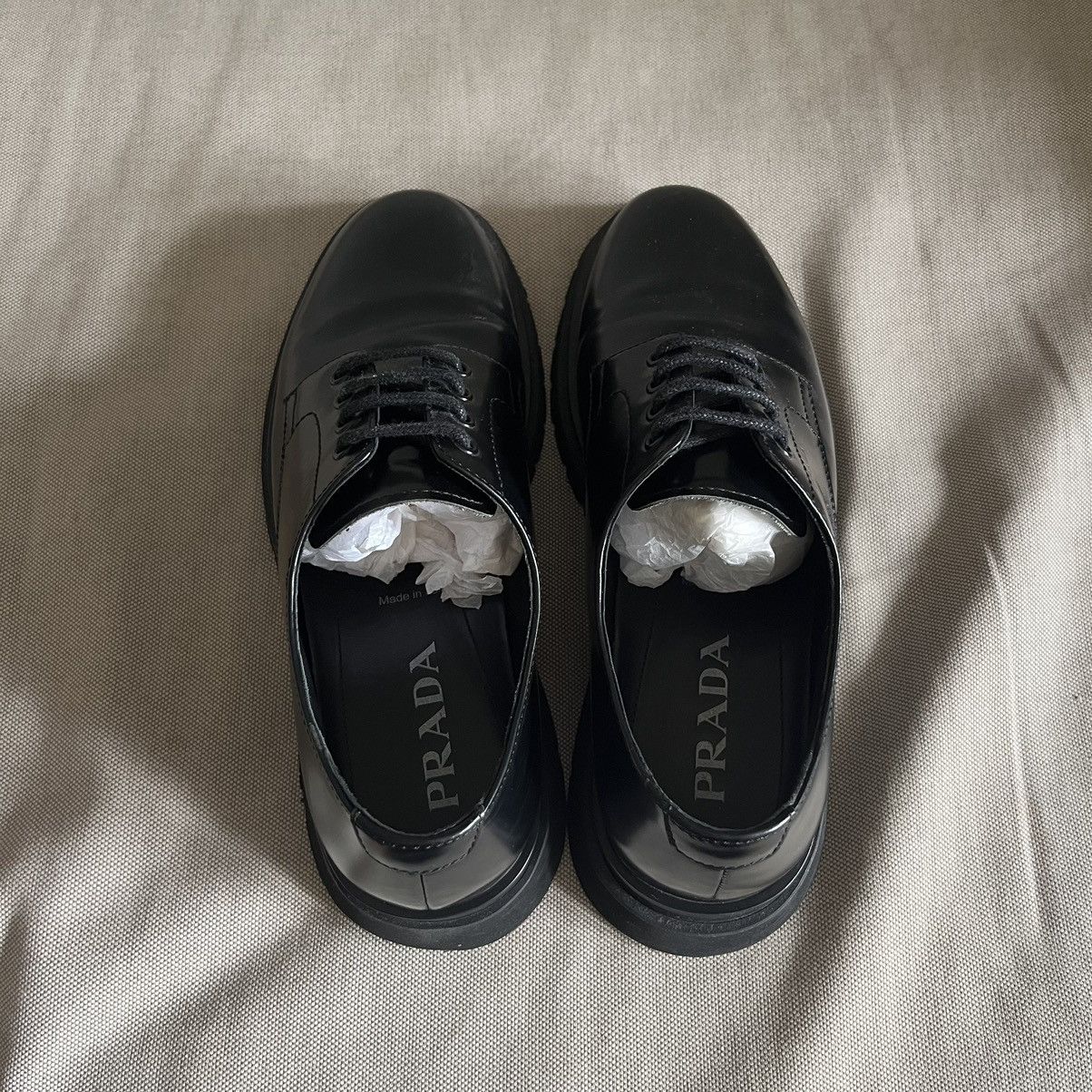 Prada Prada Spazzolato Chunky Derby FW19 | Grailed