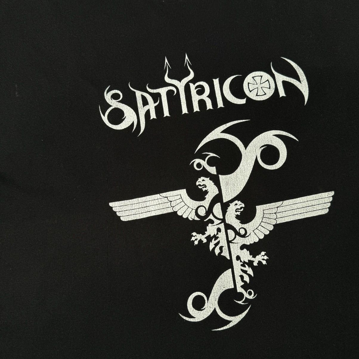 Band Tees Vintage 2003 Satyricon Black Lava Down Europe Cutoff T Shirt Size US XL / EU 56 / 4 - 4 Thumbnail