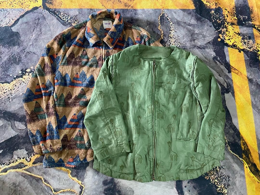 Issey Miyake × Japanese Brand × Ne-Net Ne Net By Issey Miyake 2in1 Fleece Jacket Size US S / EU 44-46 / 1 - 2 Thumbnail