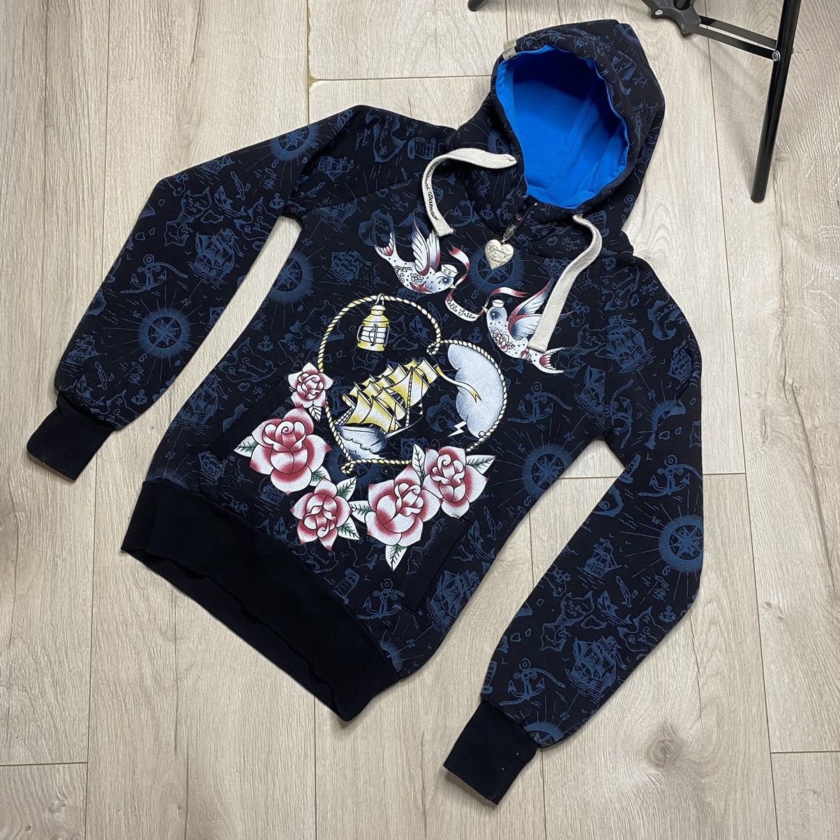 Criminal Damage Vintage Criminal Damage Ed Hardy Style y2k Japanese hoodie Size M / US 6-8 / IT 42-44 - 11 Thumbnail