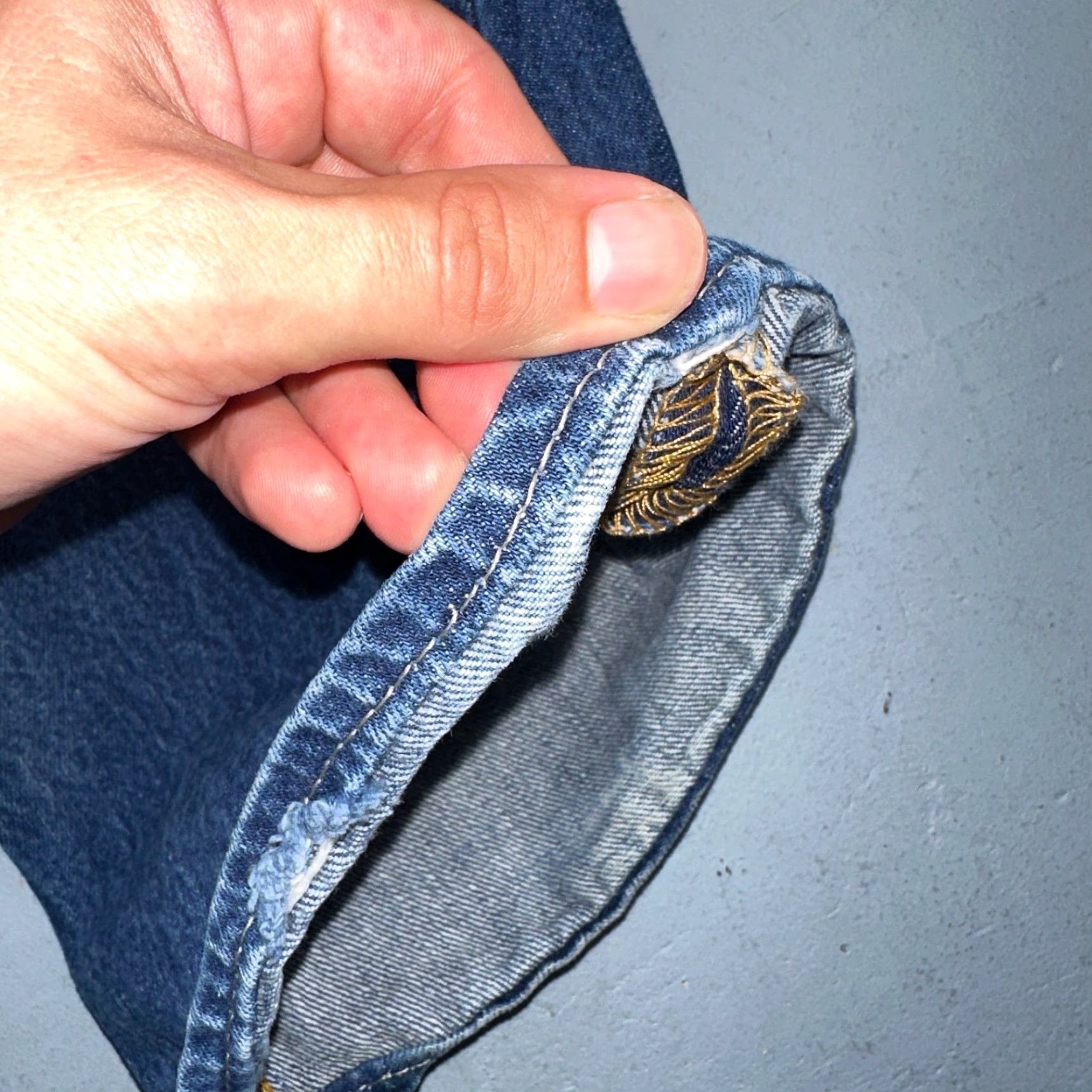 Levi's VINTAGE Levi's 501 Jeans Straight 42x32 Blue Denim 90s Y2K Classic Mens Size US 42 / EU 58 - 5 Thumbnail