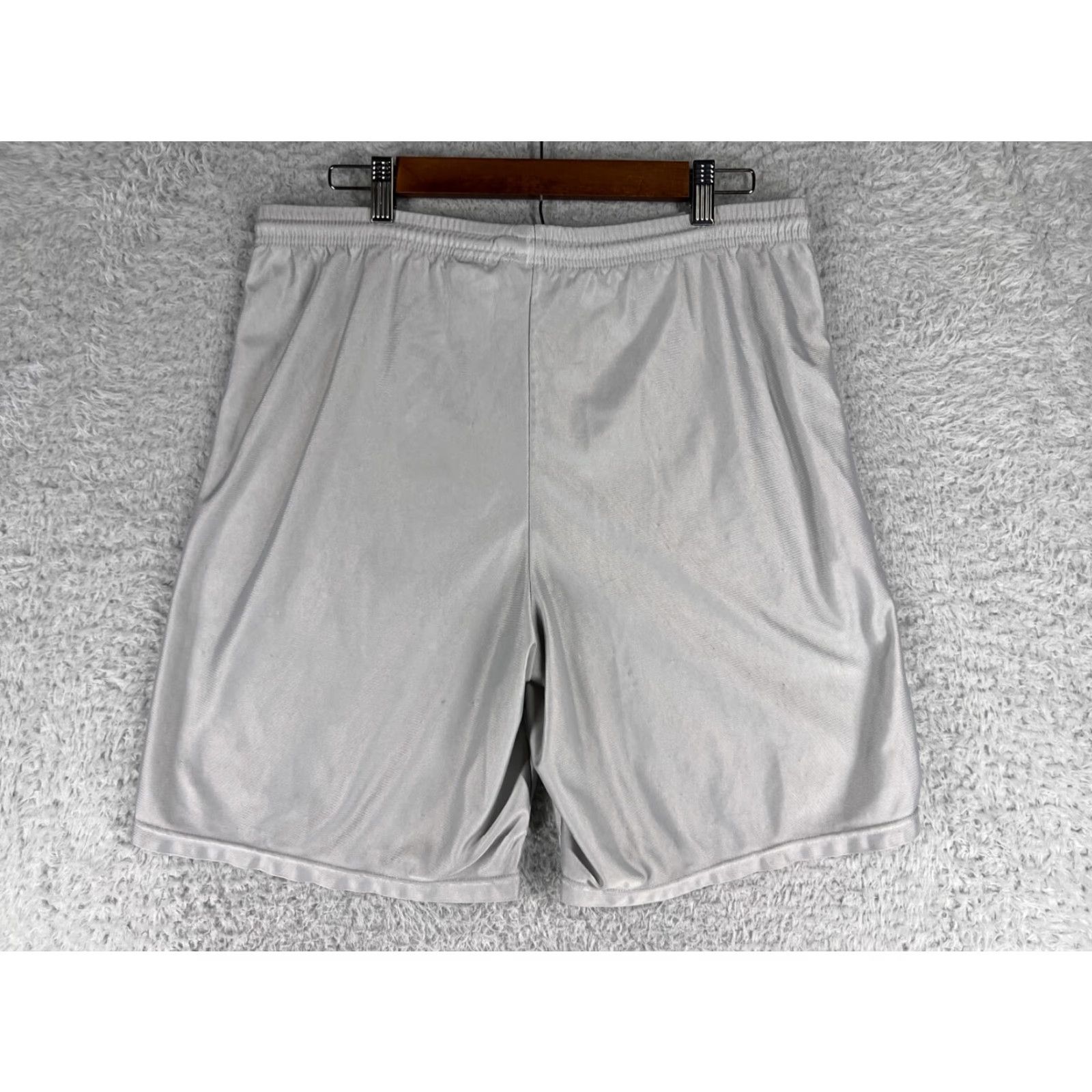 Nike VINTAGE Nike Shorts Mens M Gray Basketball Running Training 100% Polyester Size US 36 / EU 52 - 2 Thumbnail