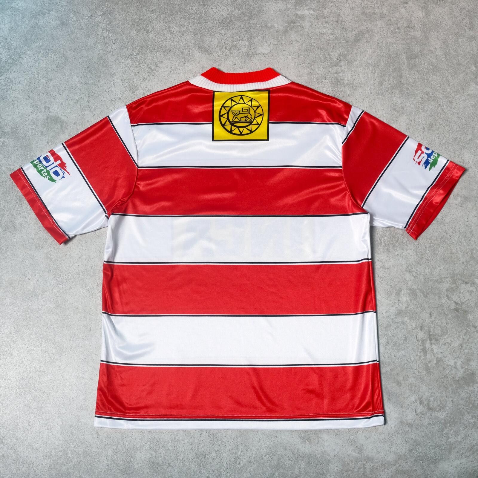 Valentino Orlandi 1995/96 Deportivo Morón (Argentina) Home Shirt Olan (L) Size US L / EU 52-54 / 3 - 2 Thumbnail