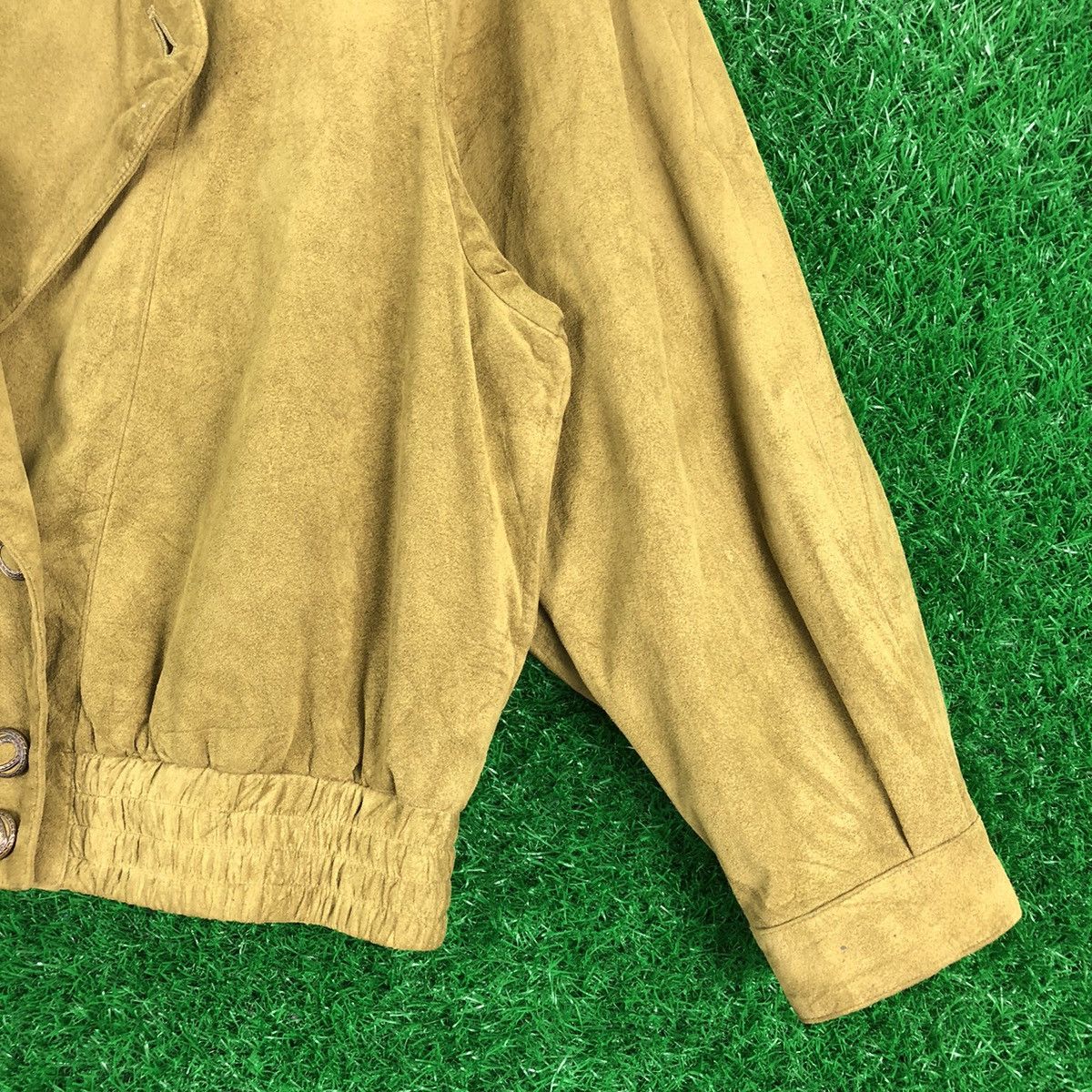 Bruno Piattelli Vintage 80's Bruno Piattelli Roma Moleskin Cropped Coat Size M / US 6-8 / IT 42-44 - 3 Thumbnail