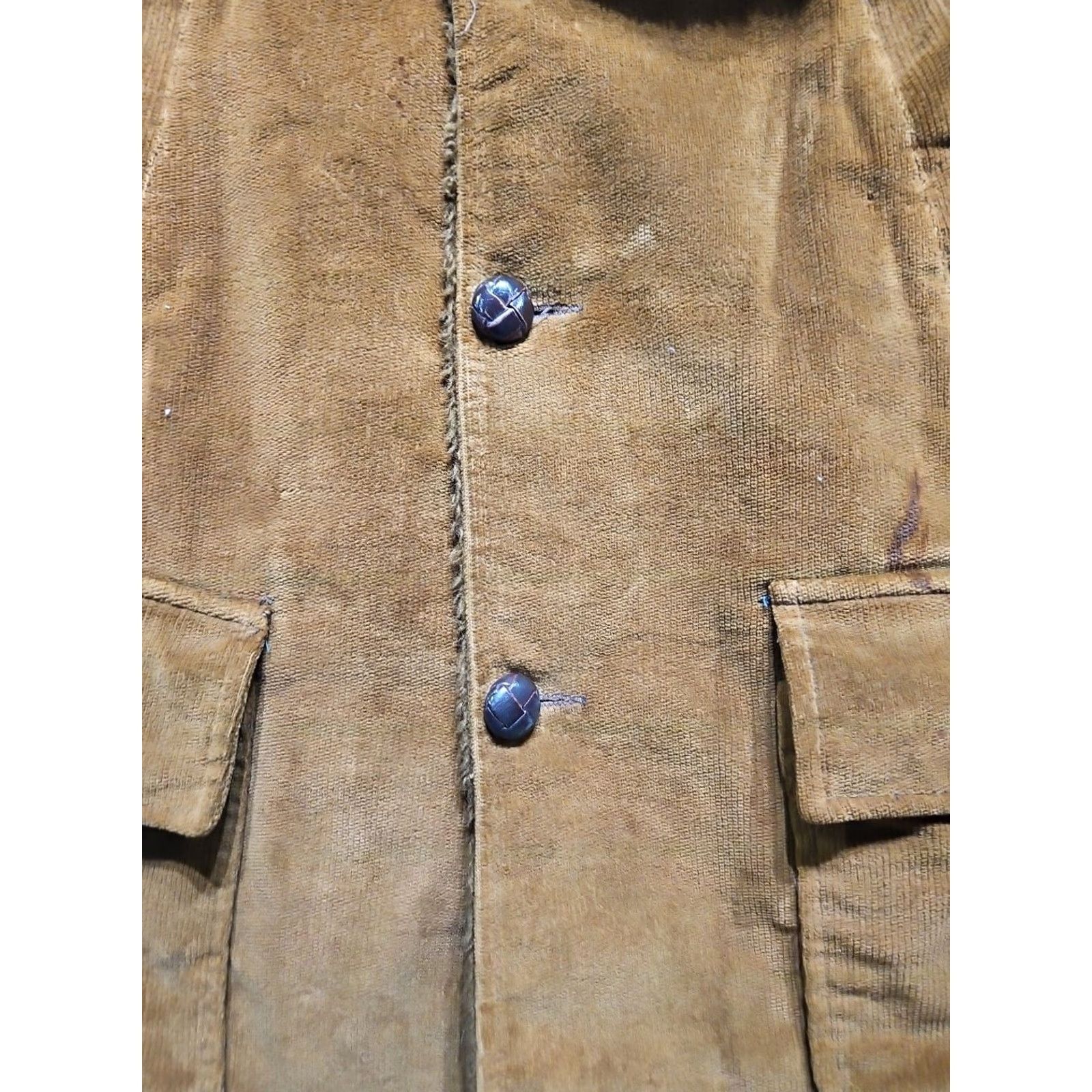 Vintage VINTAGE William Barry Corduroy Fur Lined Brown Coat Jacket Mens 40 USA Made Corduroy Winter Coat Lined USA 70s 1970s Mens 40 Brown Size US XXS / EU 40 - 7 Thumbnail