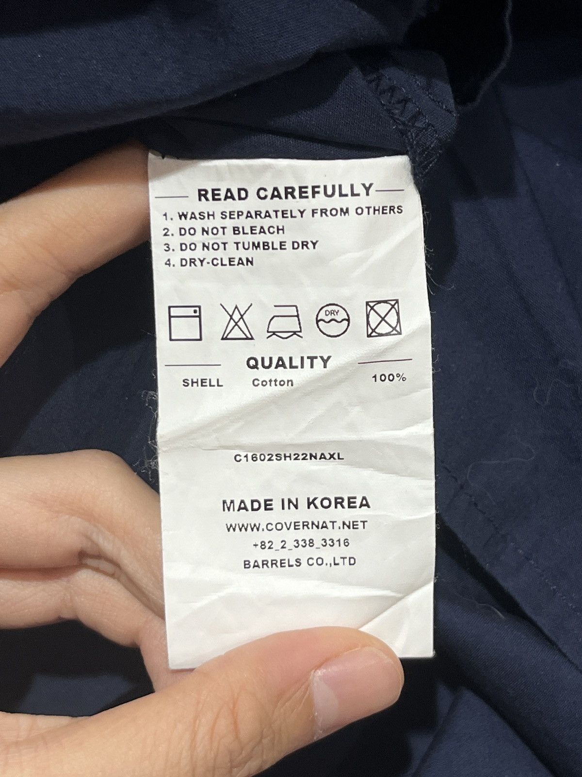 COVERNAT COVERNAT SHIRT Size US L / EU 52-54 / 3 - 7 Thumbnail