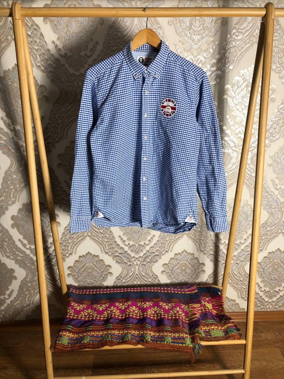 Aape BAPE BY A BATHING APE GREAT BRITAIN DESIGNER SHIRT CASUAL Size US L / EU 52-54 / 3 - 1 Thumbnail