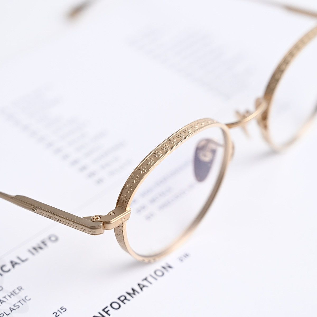 Chrome Hearts CHROME HEARTS THICK GOLD PLATED/ MATTE GOLD PLATED GLASSES Size ONE SIZE - 4 Thumbnail