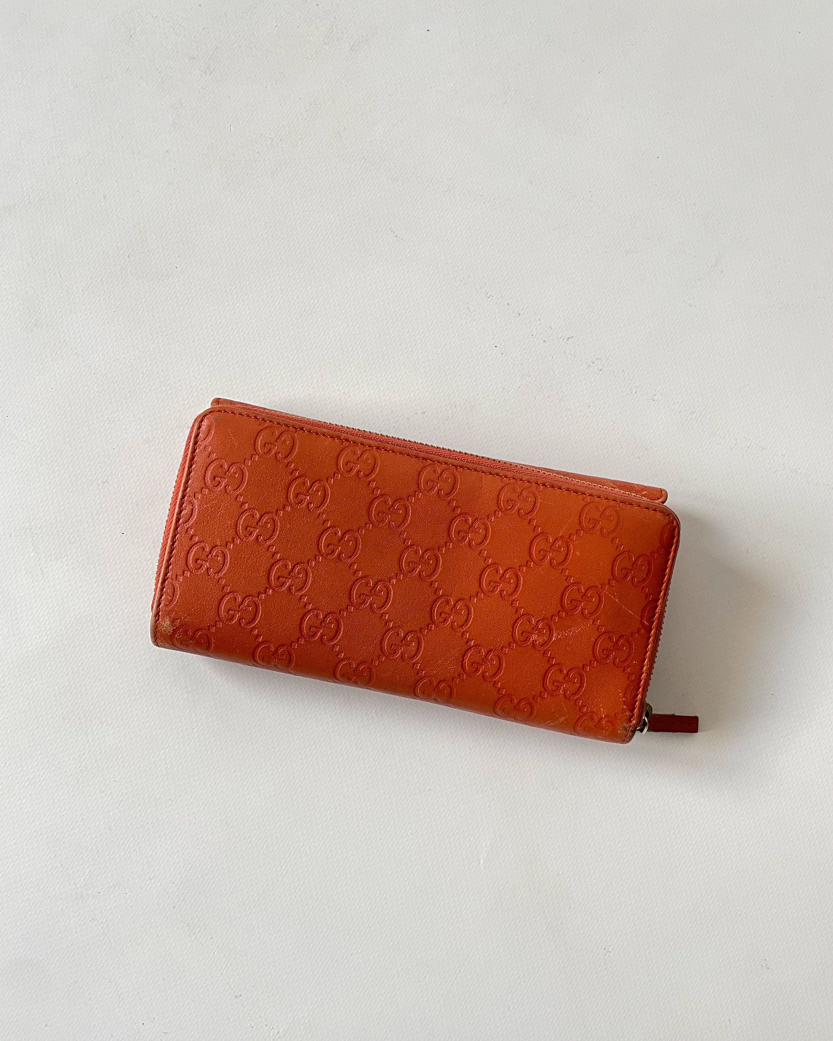 Gucci Gucci Leather Guccissima Zip Around Wallet Size ONE SIZE - 3 Thumbnail