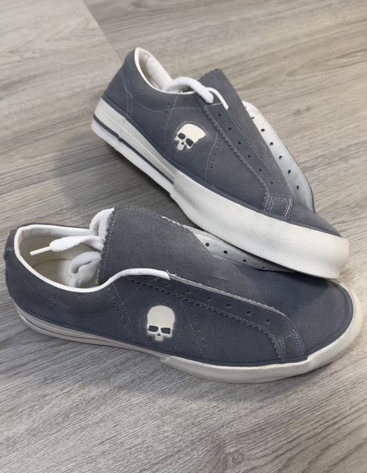 Converse × Number (N)ine Number (N)ine SS01 One Skull Converse Deadstock Sz 6 Size US 6 / EU 39 - 2 Thumbnail