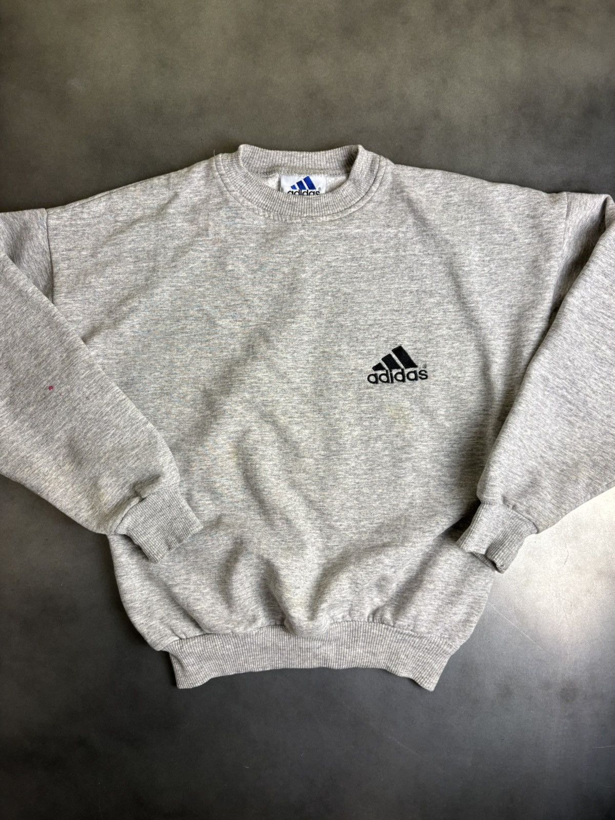 Adidas × Vintage 1990s Adidas Sweatshirt Vintage Crewneck Pullover Gray Blank Size US XS / EU 42 / 0 - 3 Thumbnail