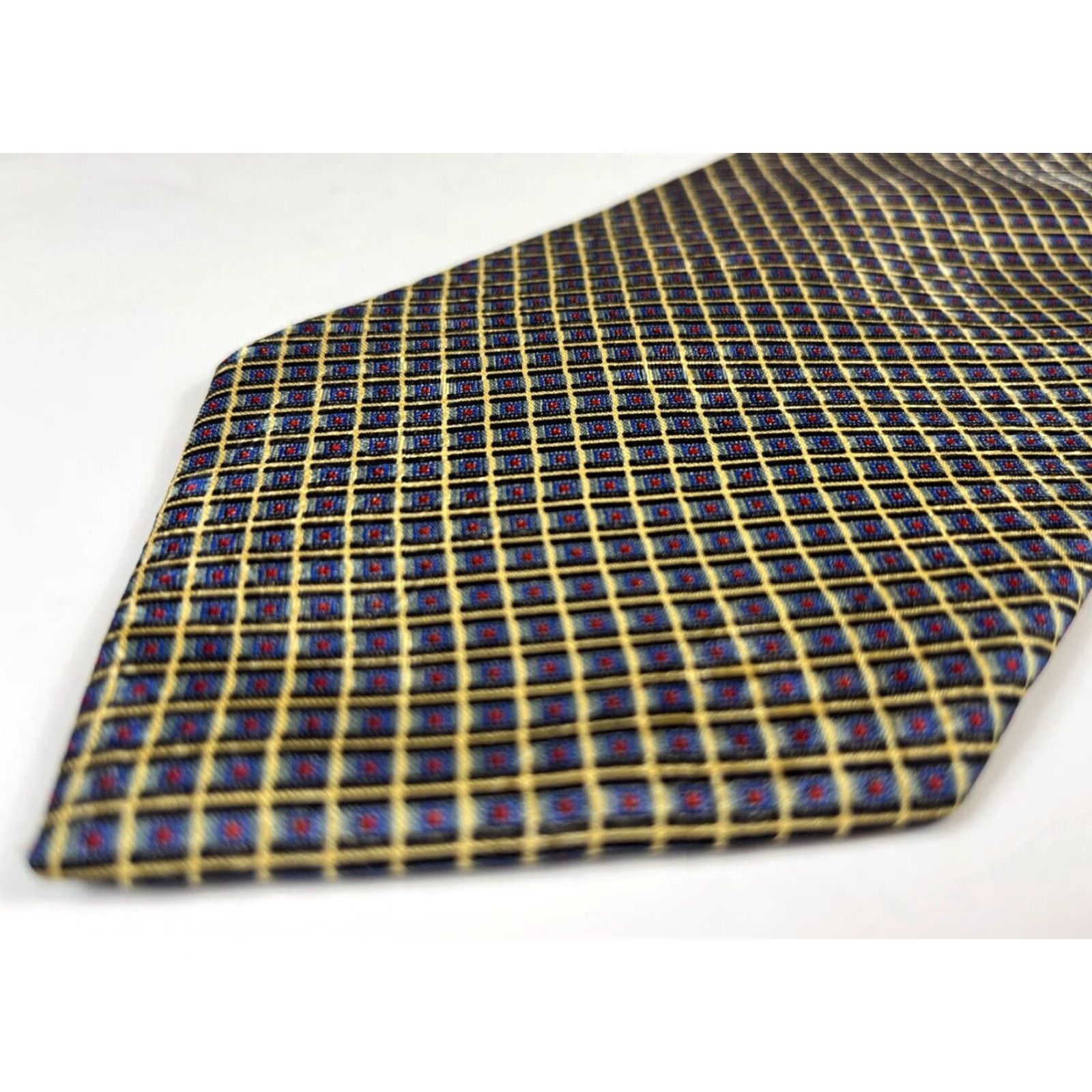 Stefano Ricci VINTAGE Men's Stefano Ricci Silk Tie Check Floral Holographic Made in Italy Size ONE SIZE - 5 Thumbnail