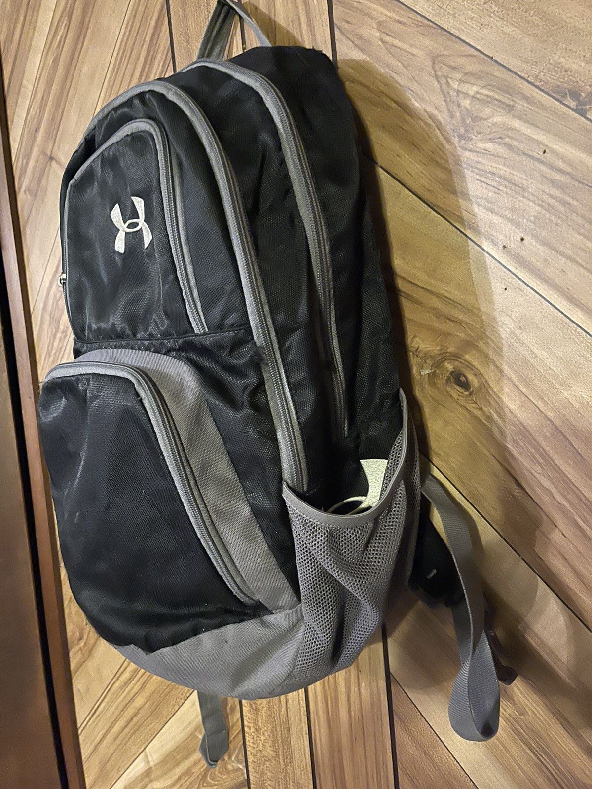 Under Armour Under Armour Hustle Storm Black Backpack Hiking Travel Bag Size ONE SIZE - 8 Thumbnail
