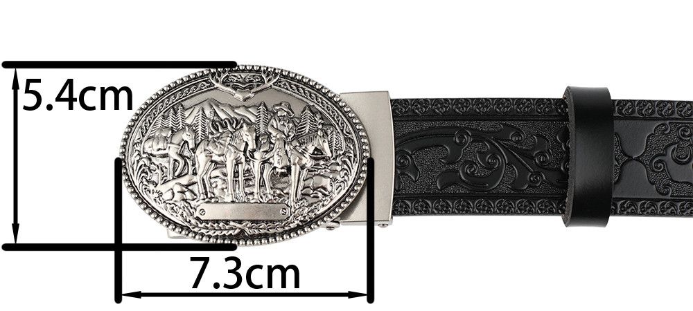 Designer Crazy Vintage Belt Riveted Belts Menswear Accessories Size ONE SIZE - 4 Thumbnail