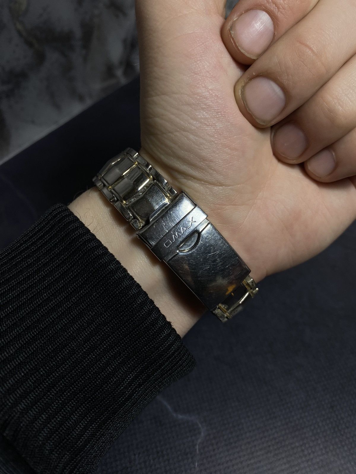Vintage Omax Quartz Watch Luminous Hands Vintage Japanese Brand 🇯🇵 Size ONE SIZE - 2 Thumbnail
