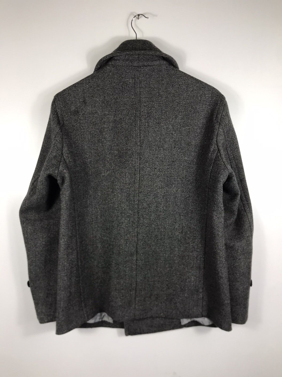 Edifice Japan 🔥417 Edifice Wool Doule Breast Peacoat Jacket Size US L / EU 52-54 / 3 - 13 Thumbnail