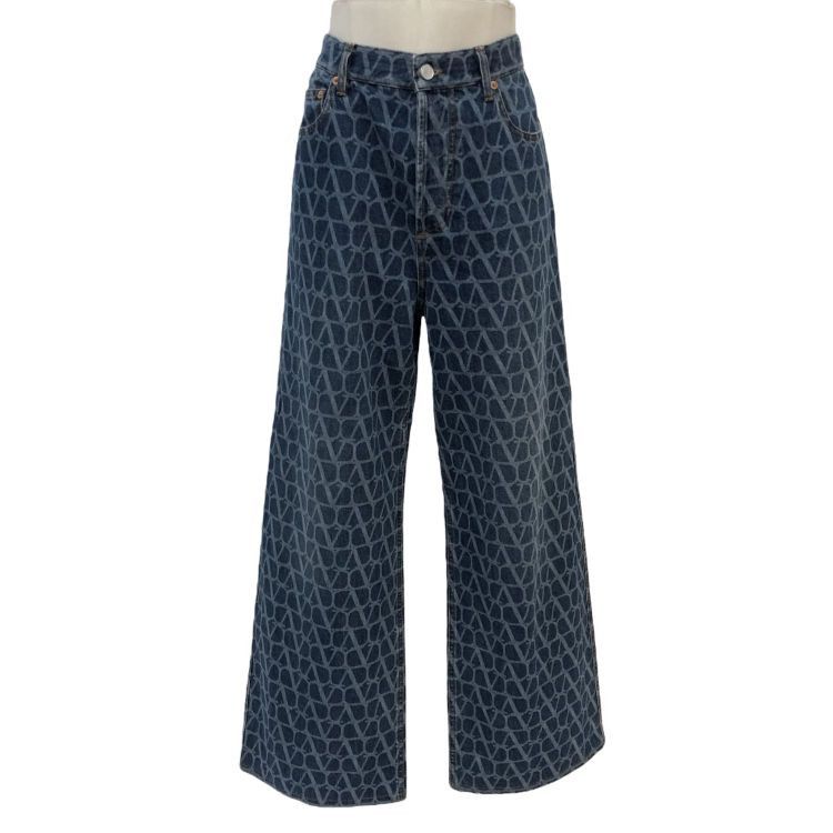 Valentino Valentino Monogram Denim Jeans Size 32 Size US 32 / EU 48 - 1 Thumbnail