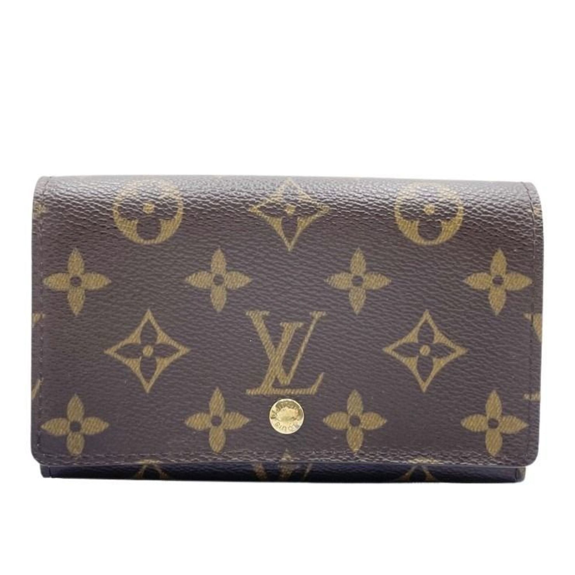 Louis Vuitton Louis Vuitton Monogram Portemonnaie Bifold Wallet M61730 Brown Women's Size ONE SIZE - 1 Thumbnail