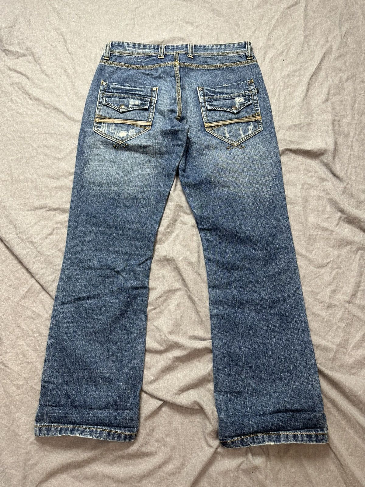 Hysteric Glamour Vintage Y2K LGB IfSixWasNine Style Flared Pants Size US 32 / EU 48 - 3 Thumbnail