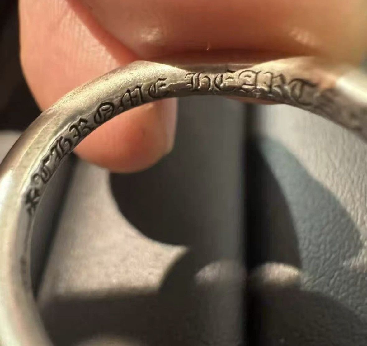 Chrome Hearts Chrome Hearts Silver Diamond Nail Ring. Size ONE SIZE - 3 Thumbnail