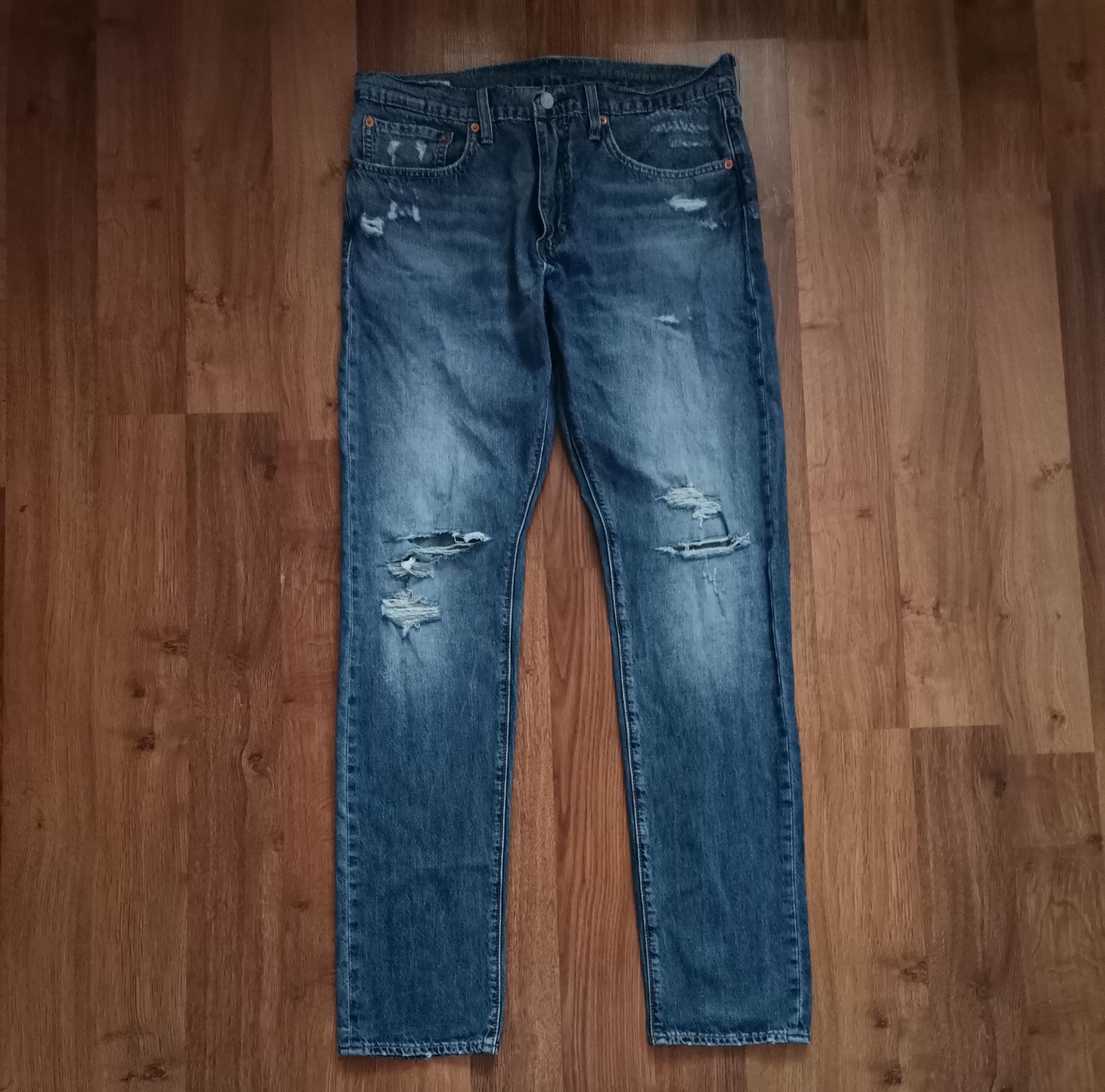 Levi's Levi's 512 Premium Distressed Jeans Size US 34 / EU 50 - 1 Thumbnail