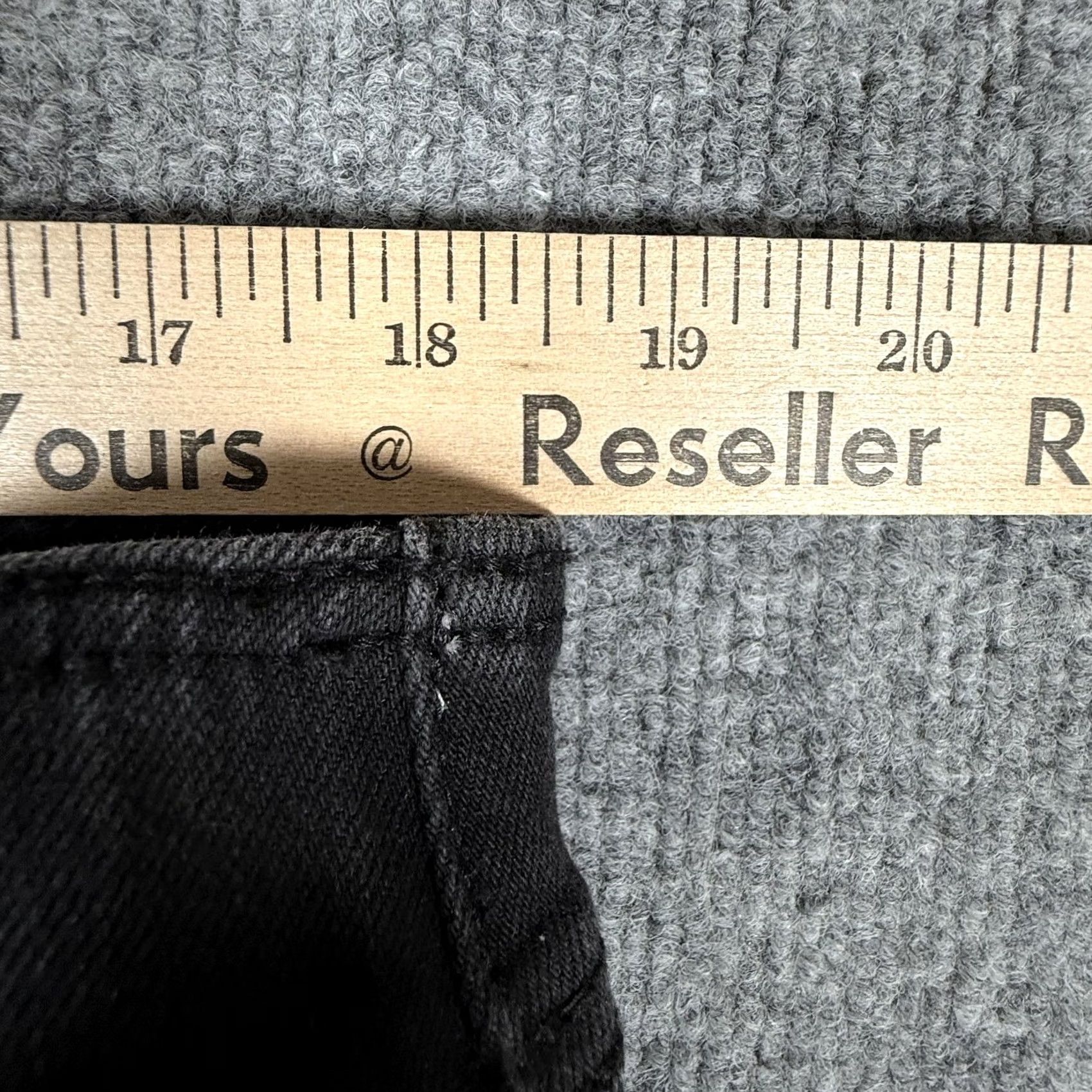 Vintage Terra & Sky 16W Black Casual Pants Pull On Flared Leg Stretch Comfortable Minimalist Womens Size 38" / US 16 / IT 52 - 6 Thumbnail