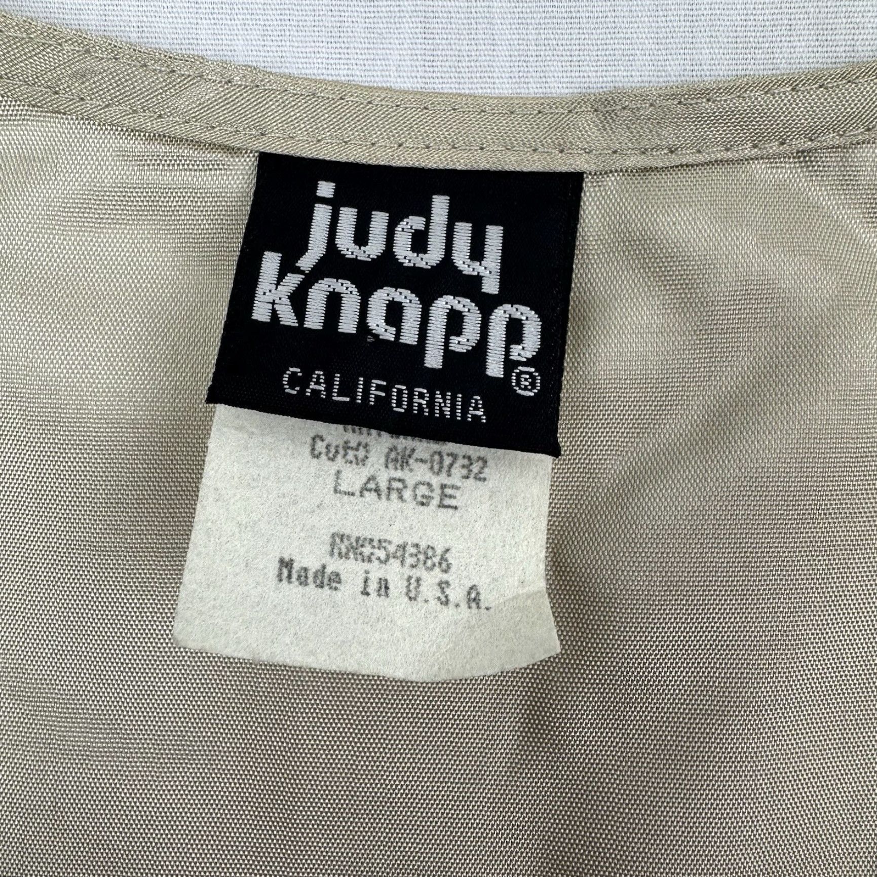 Vintage VINTAGE Judy Knapp Linen Blend Floral Vest Women Large Casual 1980s USA Size L / US 10 / IT 46 - 2 Thumbnail