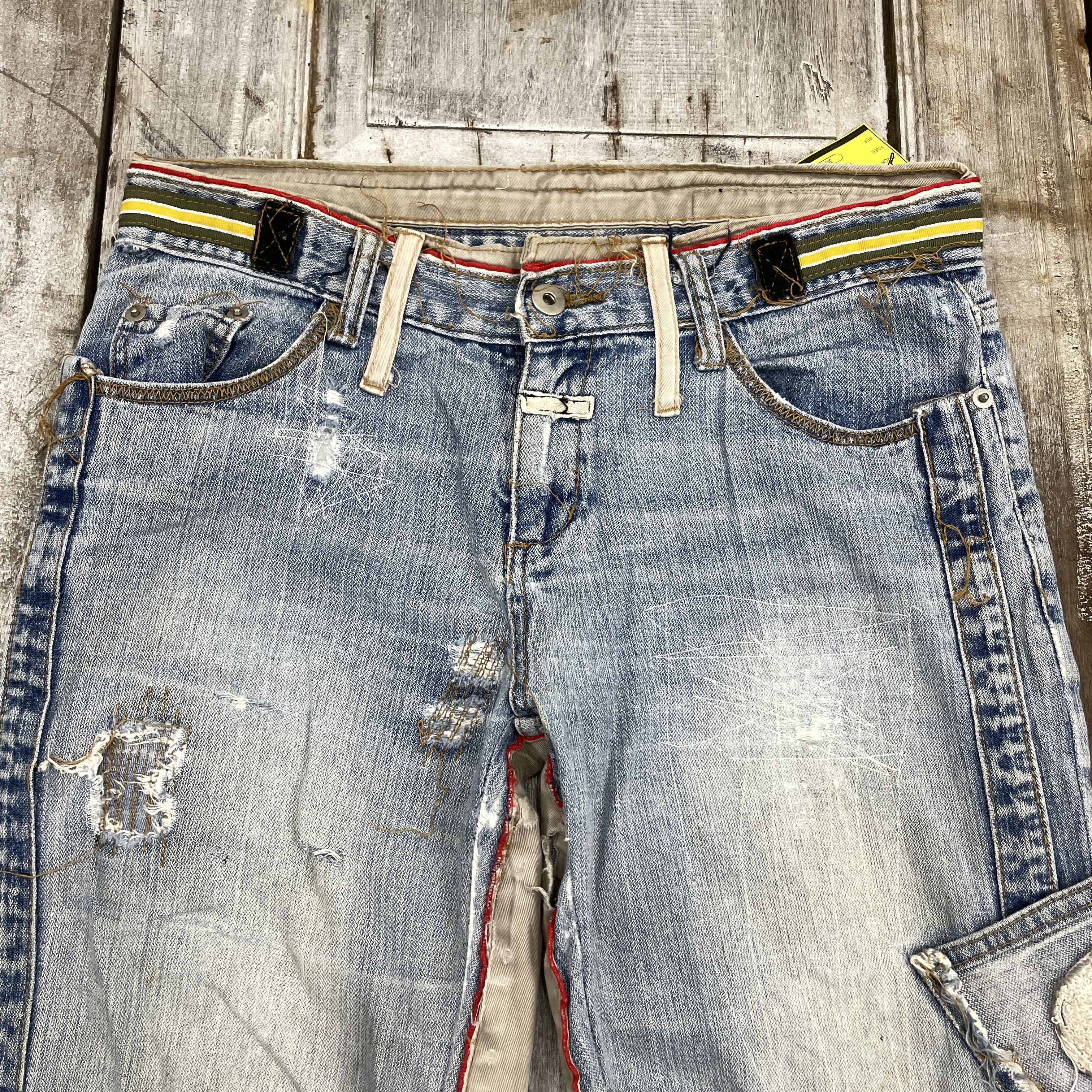 Designer × Vintage Japanese Brand Custom Distressed Bootcut Like Kapital-wc305 Size 31" - 4 Thumbnail