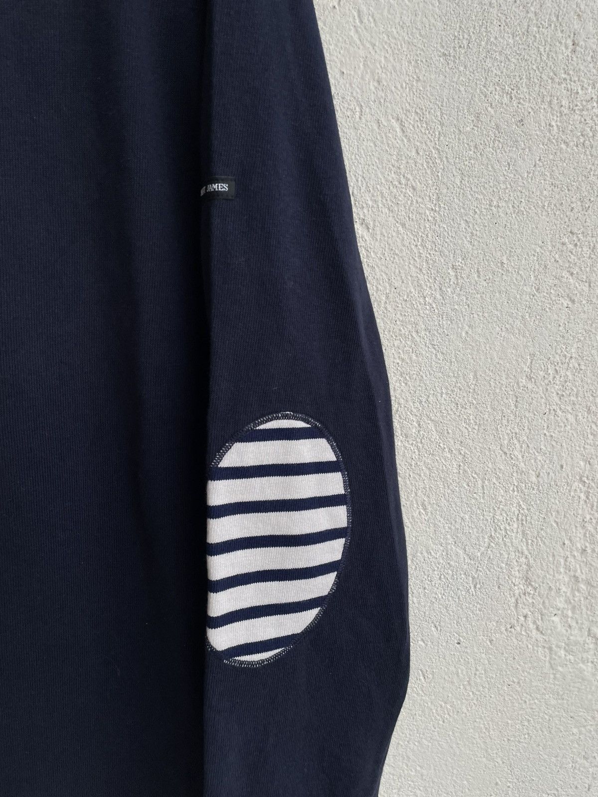 Maison Margiela Saint James Naval Breton Elbow Patch Long Sleeve Number Nine Size US XL / EU 56 / 4 - 3 Thumbnail