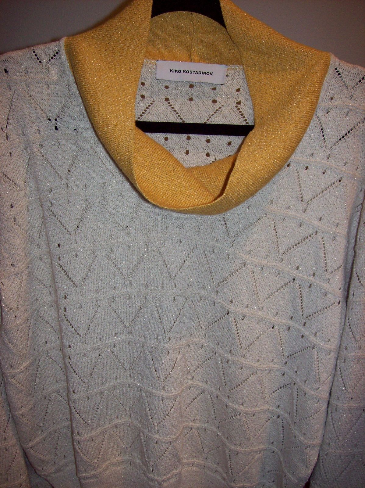 Kiko Kostadinov Kiko Kostadinov SS24 Beige & Yellow Brecht Turtleneck Size US M / EU 48-50 / 2 - 7 Thumbnail