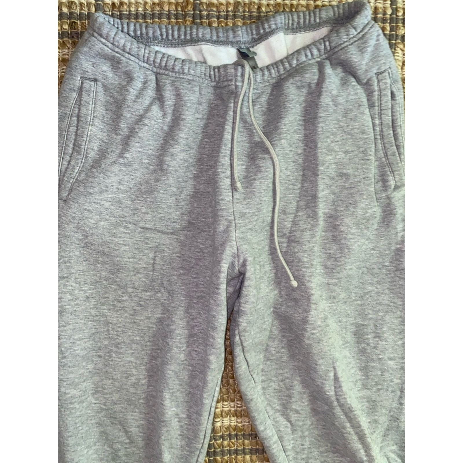 SKIMS SKIMS $88 Gray Cotton Fleece Classic Jogger Medium EUC Size 30" / US 8 / IT 44 - 5 Thumbnail