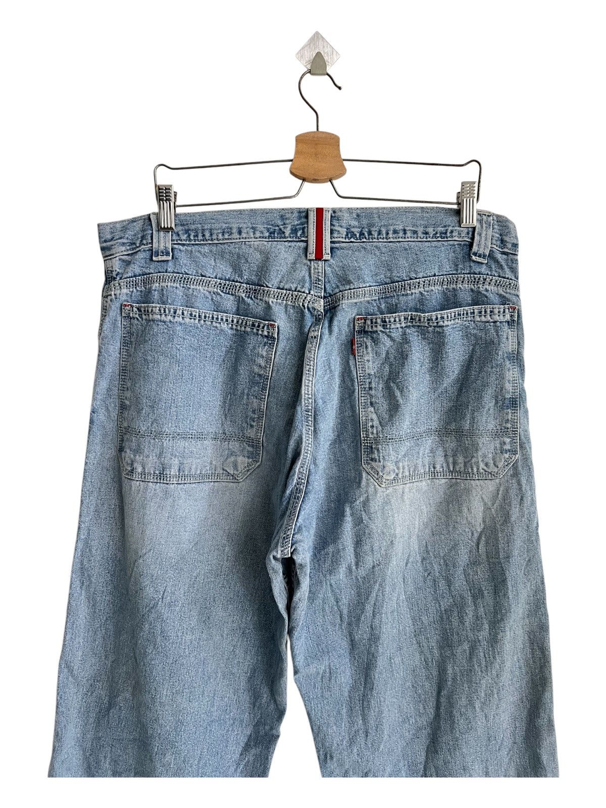 JNCO × Levi's Vintage Clothing × Vintage Y2K Levis Silvertab Super Baggy JNCO Style Jeans Denim Size US 36 / EU 52 - 4 Thumbnail