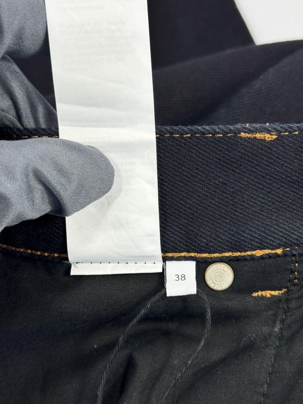 Loewe LEATHER POCKET DENIM JEANS Size US 30 / EU 46 - 10 Thumbnail