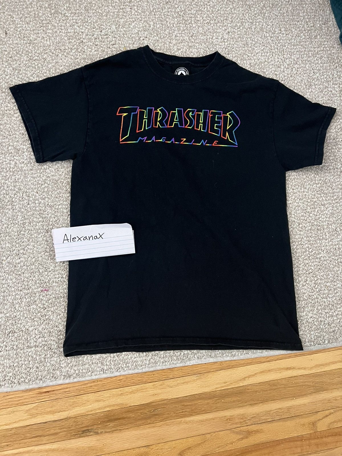 Thrasher Thrasher men’s outlines Rainbow shirt - Medium Size US M / EU 48-50 / 2 - 1 Thumbnail