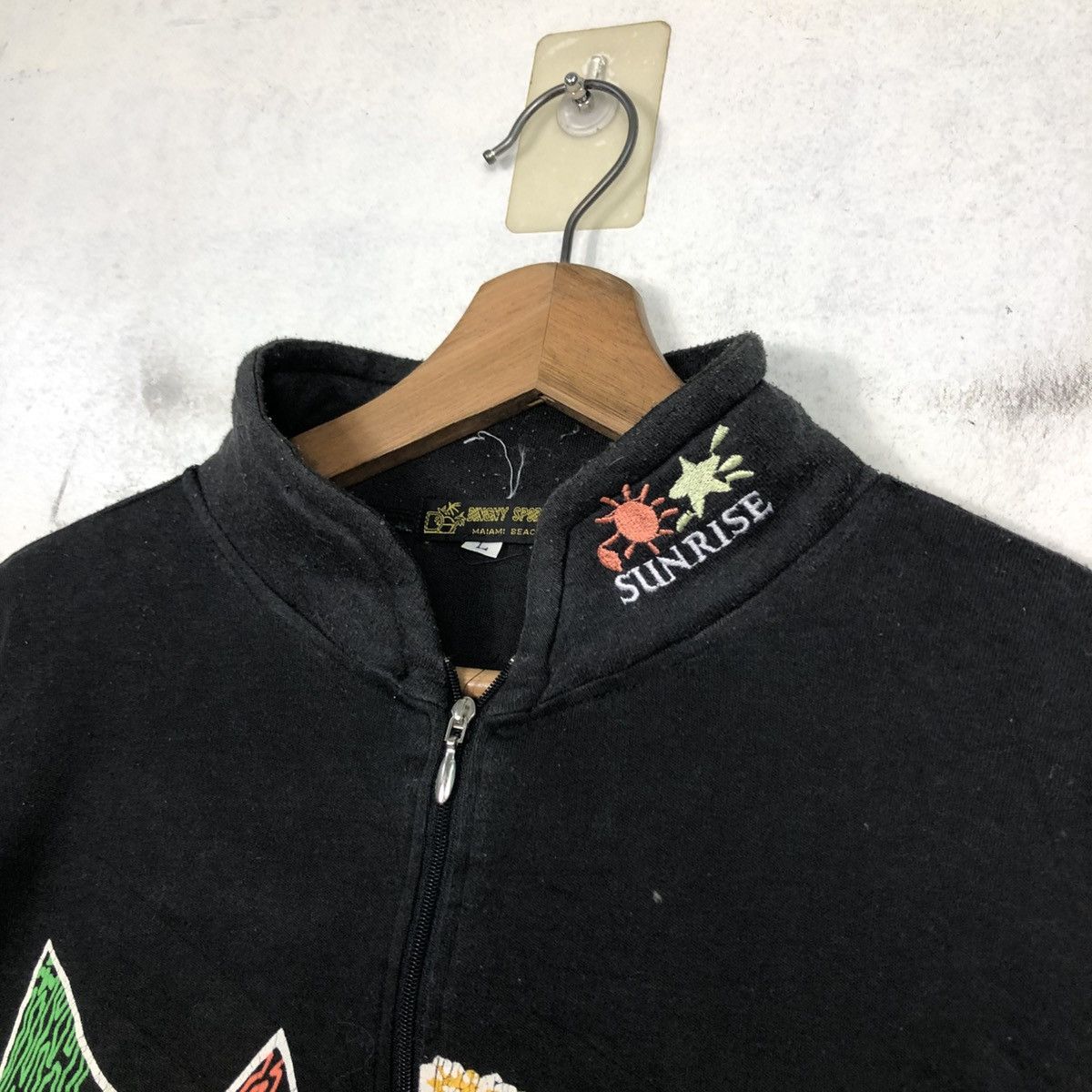 Japanese Brand 📌Vintage Anorak Half Zipper Sweatshirt Maimi Beach Size US L / EU 52-54 / 3 - 9 Thumbnail