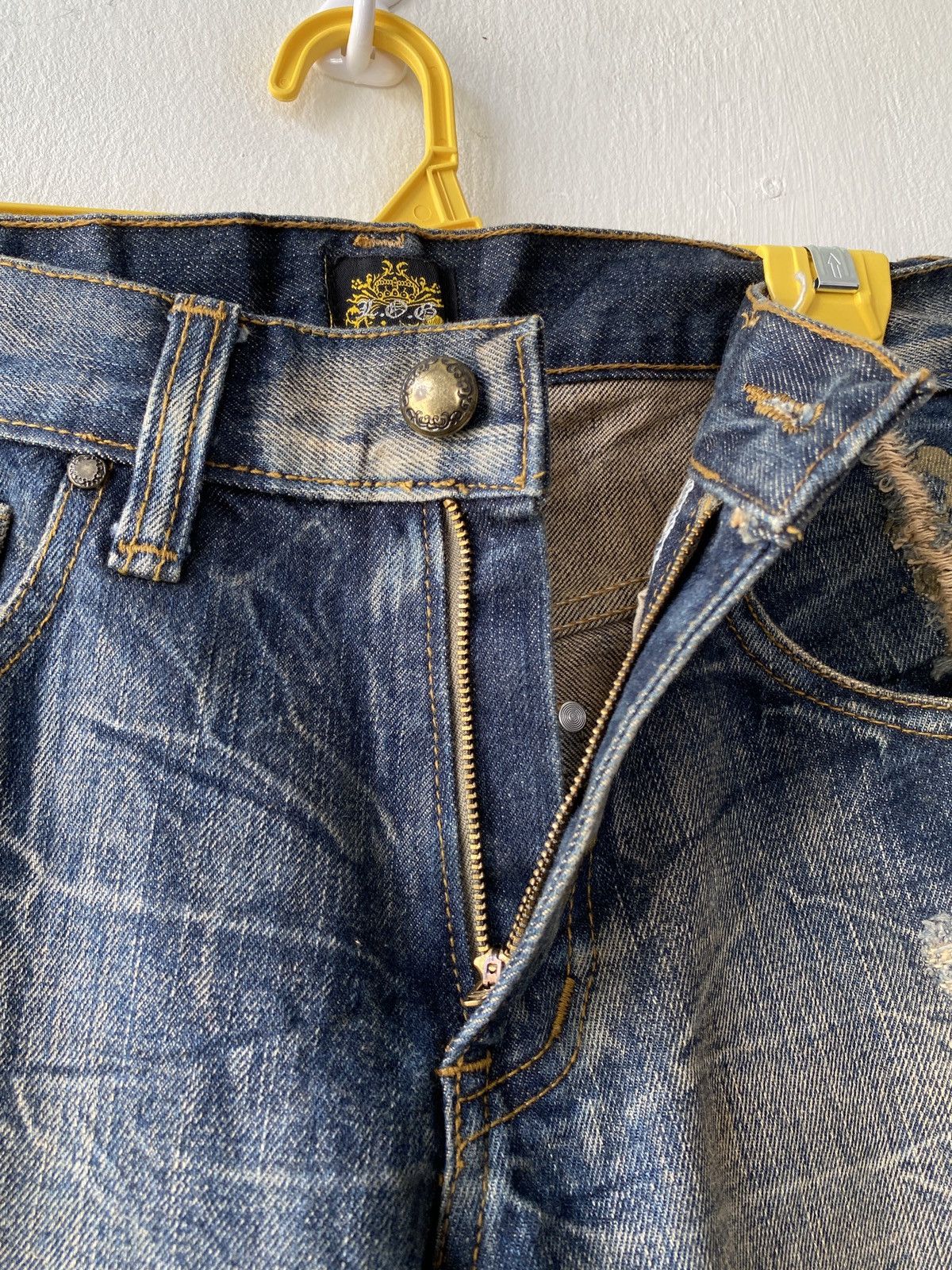 Japanese Brand Japanese Brand Legend Of Glamour Distressed Denim Size US 32 / EU 48 - 15 Thumbnail