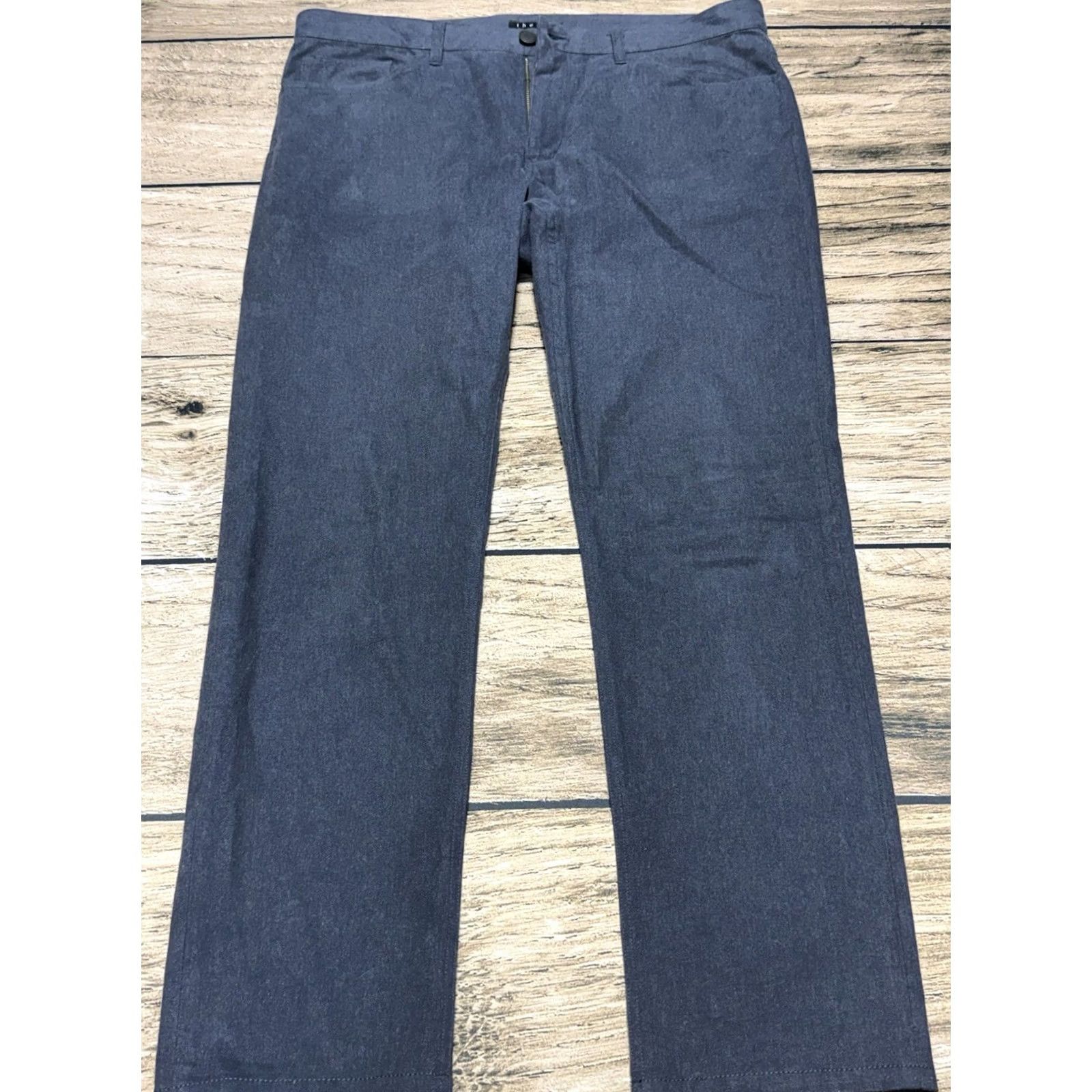 Theory Theory Pants Mens 36x31 Gray Slim Straight 100% Cotton 5 Pocket Dress Pants Vintage No N/A Size US 36 / EU 52 - 3 Thumbnail