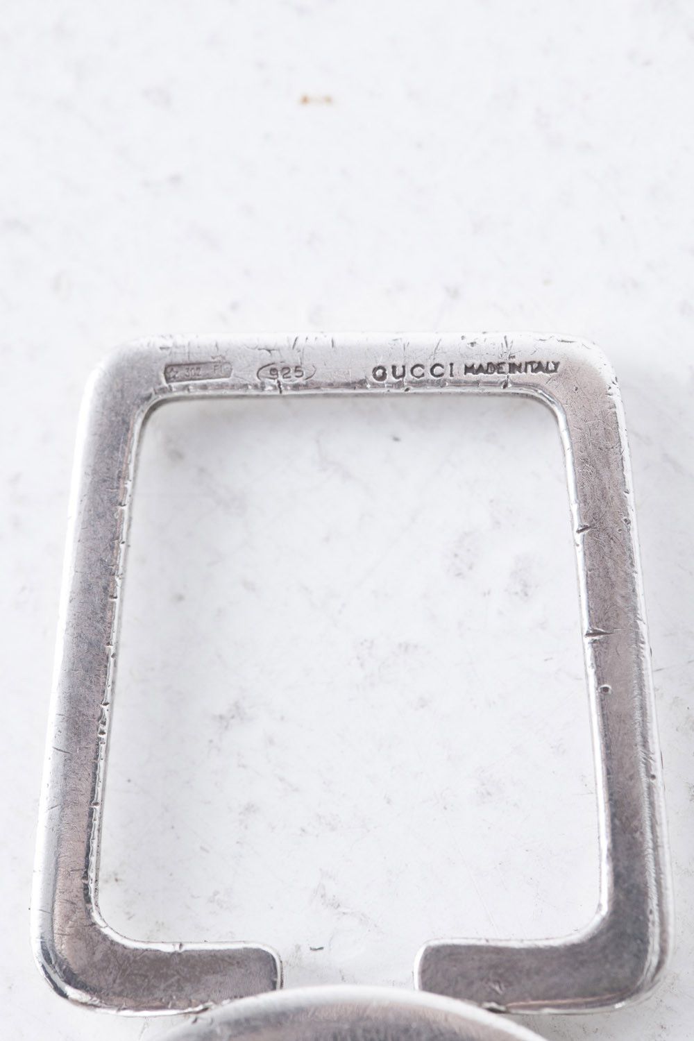 Gucci Vintage Gucci sterling silver keyring / bag charm Size ONE SIZE - 4 Thumbnail