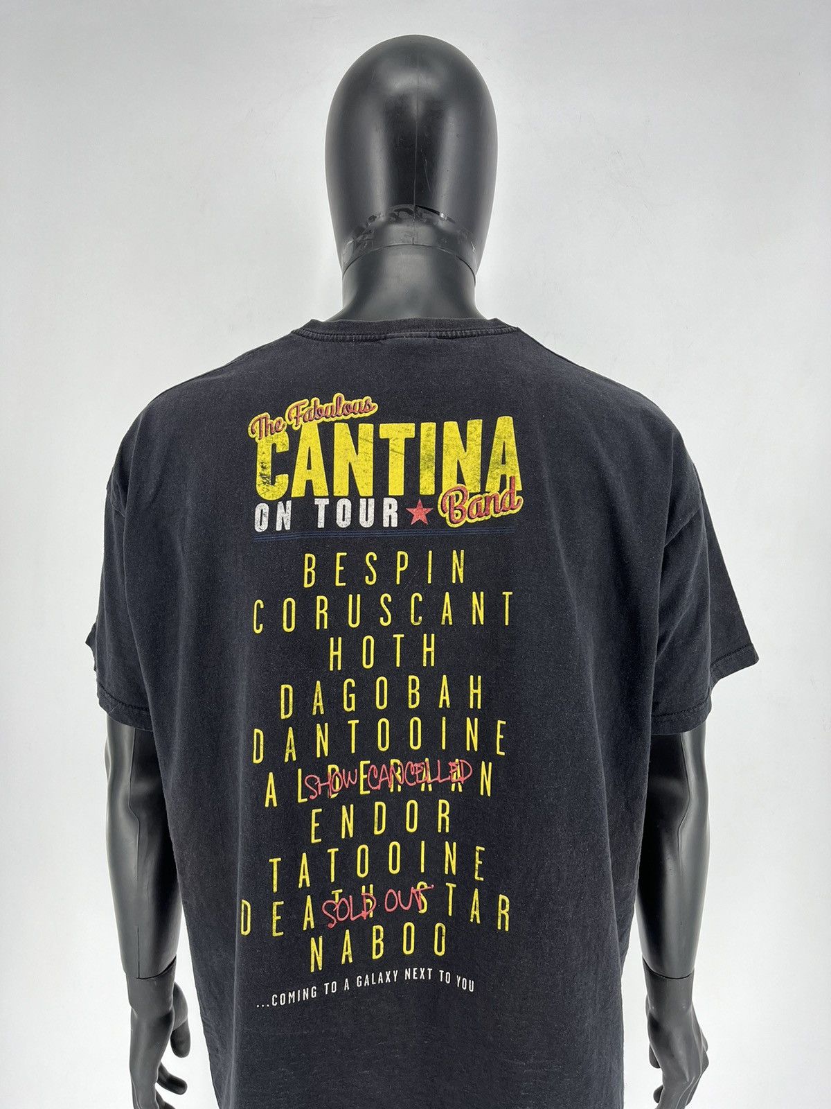Star Wars Vintage Star Wars Cantina Band Live At Mos Eisley Tour Tee Size US XXL / EU 58 / 5 - 8 Thumbnail