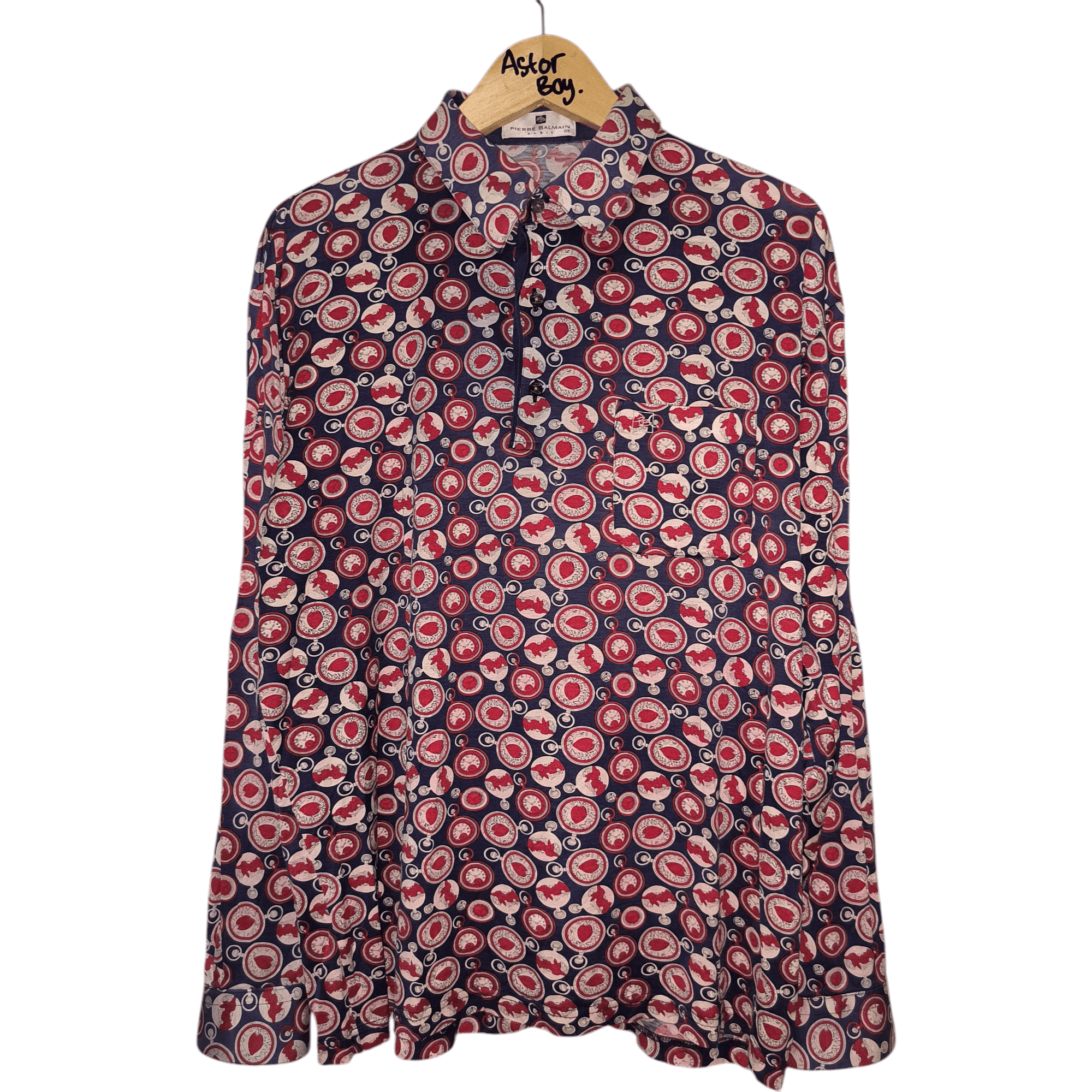 Pierre Balmain × Vintage Vintage Pierre Balmain Art Shirts Size US L / EU 52-54 / 3 - 1 Thumbnail