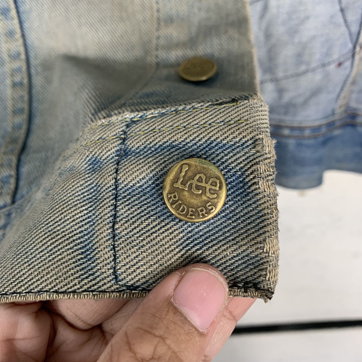 Lee Vintage 80s Lee Biker Denim Vest Size US M / EU 48-50 / 2 - 13 Thumbnail