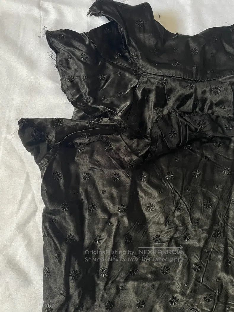 Comme des Garcons Comme Des Garcons Black Embroidered Floral Top Size S / US 4 / IT 40 - 6 Thumbnail