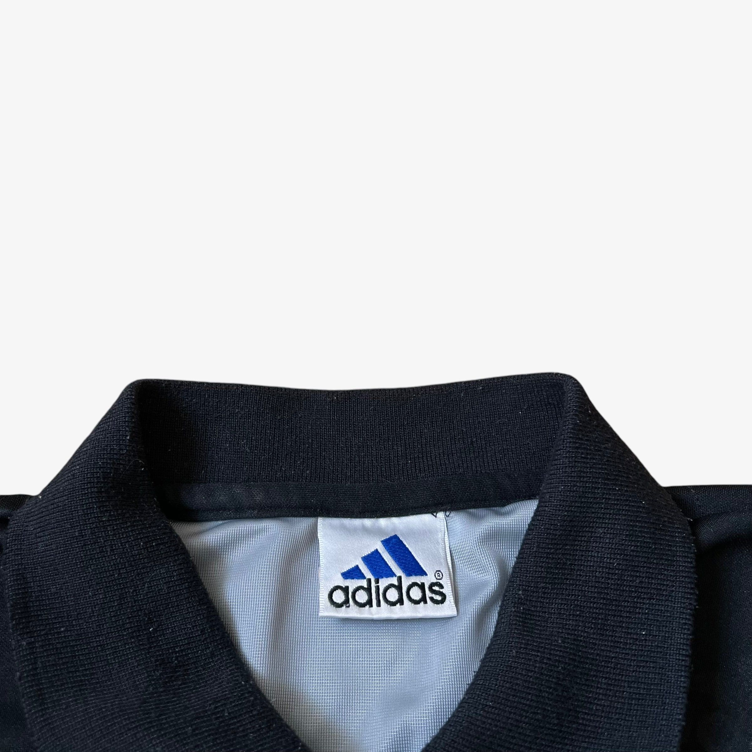 Adidas Vintage 90s Men's Adidas Embossed Spell Out Jersey Size US L / EU 52-54 / 3 - 3 Thumbnail